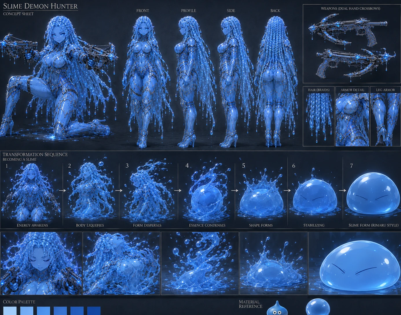 La Sirene: slime transformation studies