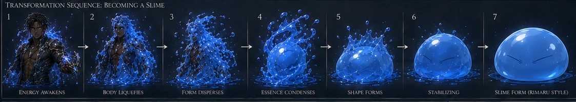 Cudjo Slym: seven-stage transformation