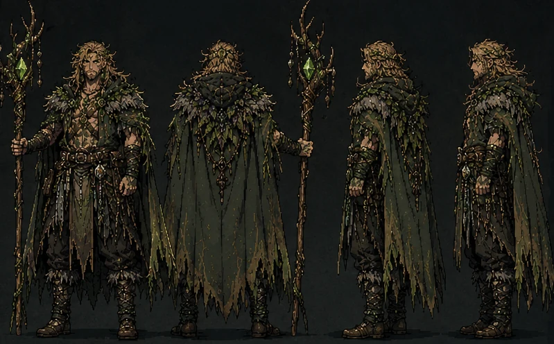 Cyrus Oakenmind: human-form turnaround