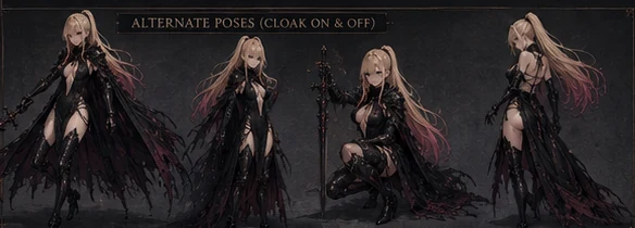 Yomi no Kenshi: alternate poses