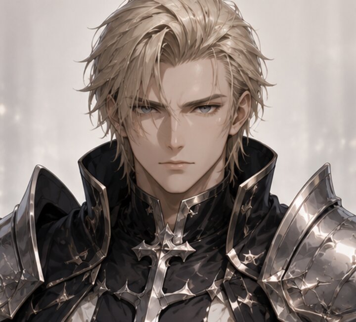 Paladin male concept art — Portrait
