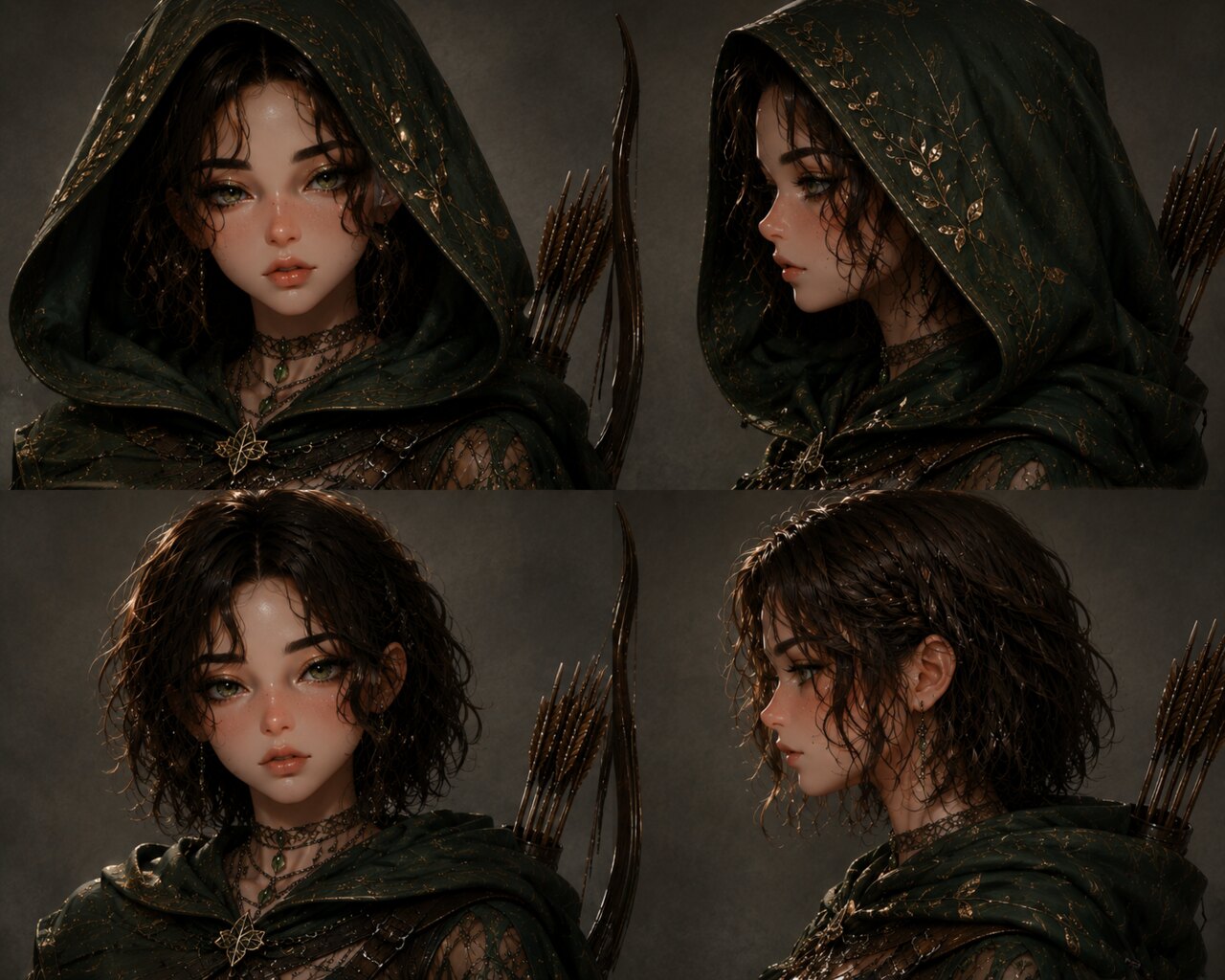 Ranger concept art — Face studies