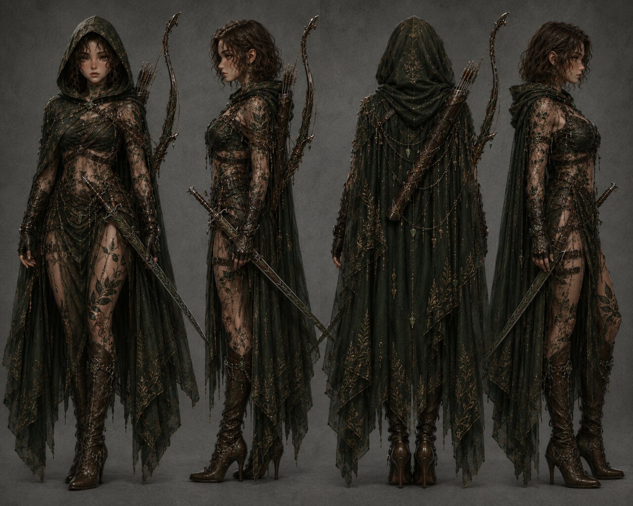 Ranger concept art — Turnaround