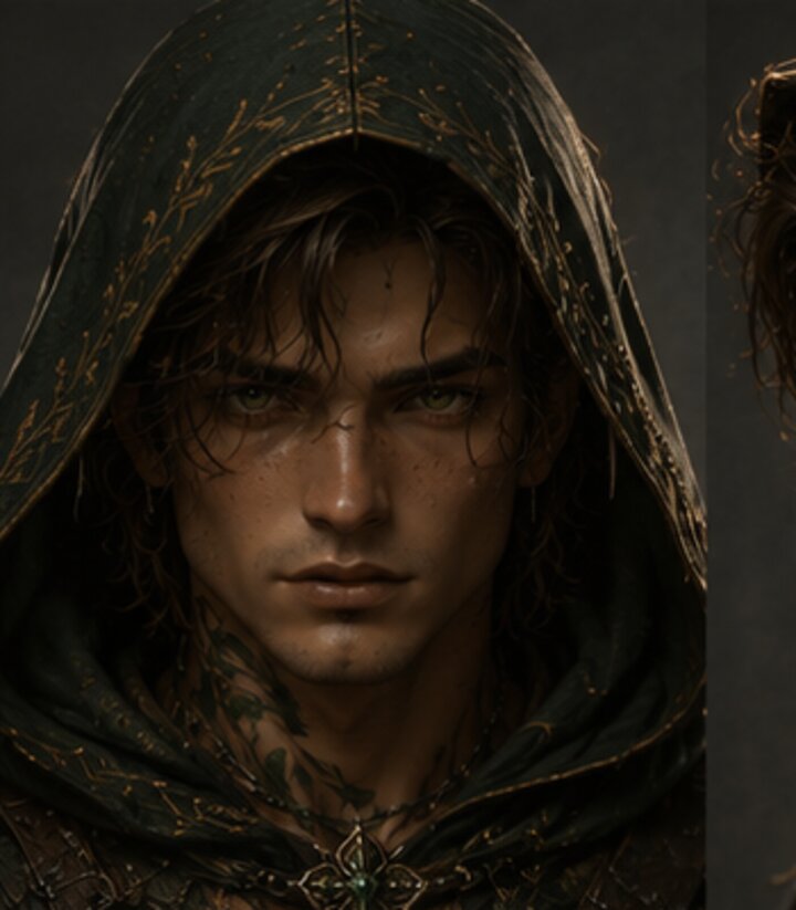 Ranger — male concept art portrait
