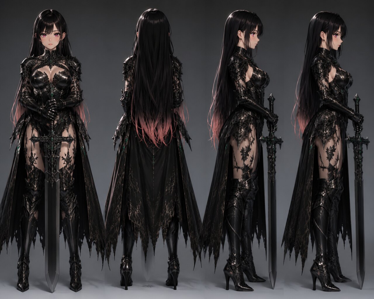 Souls Knight concept art — Turnaround