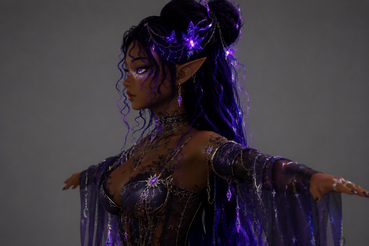 Witch concept art — Full figure